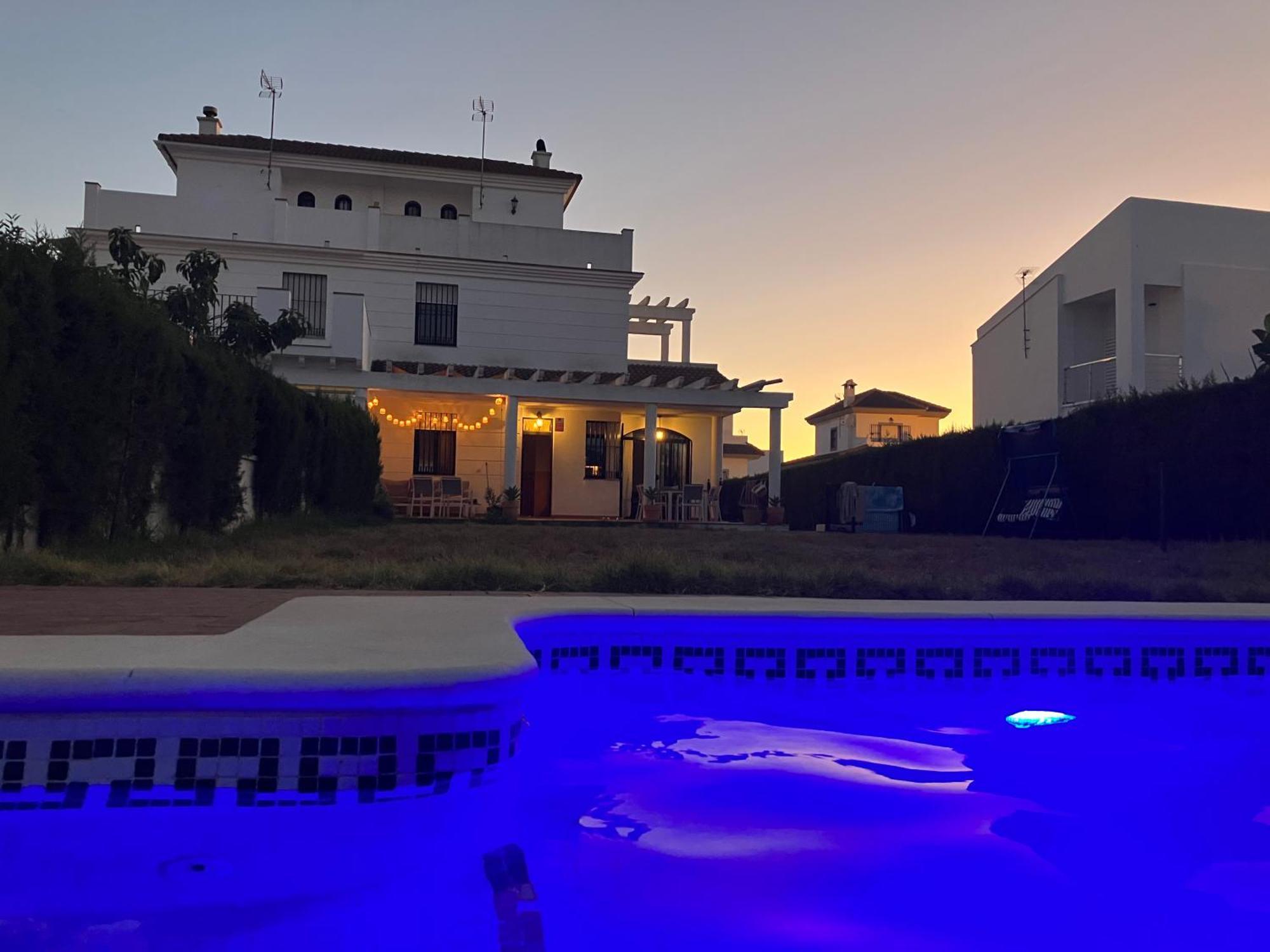 Holiday House With Private Pool, Costa De La Luz El Portil Exterior photo