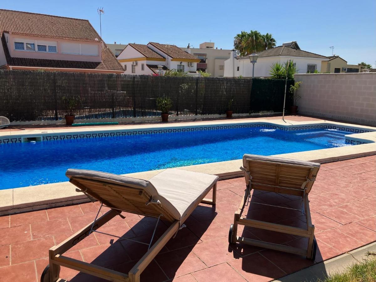 Holiday House With Private Pool, Costa De La Luz El Portil Exterior photo