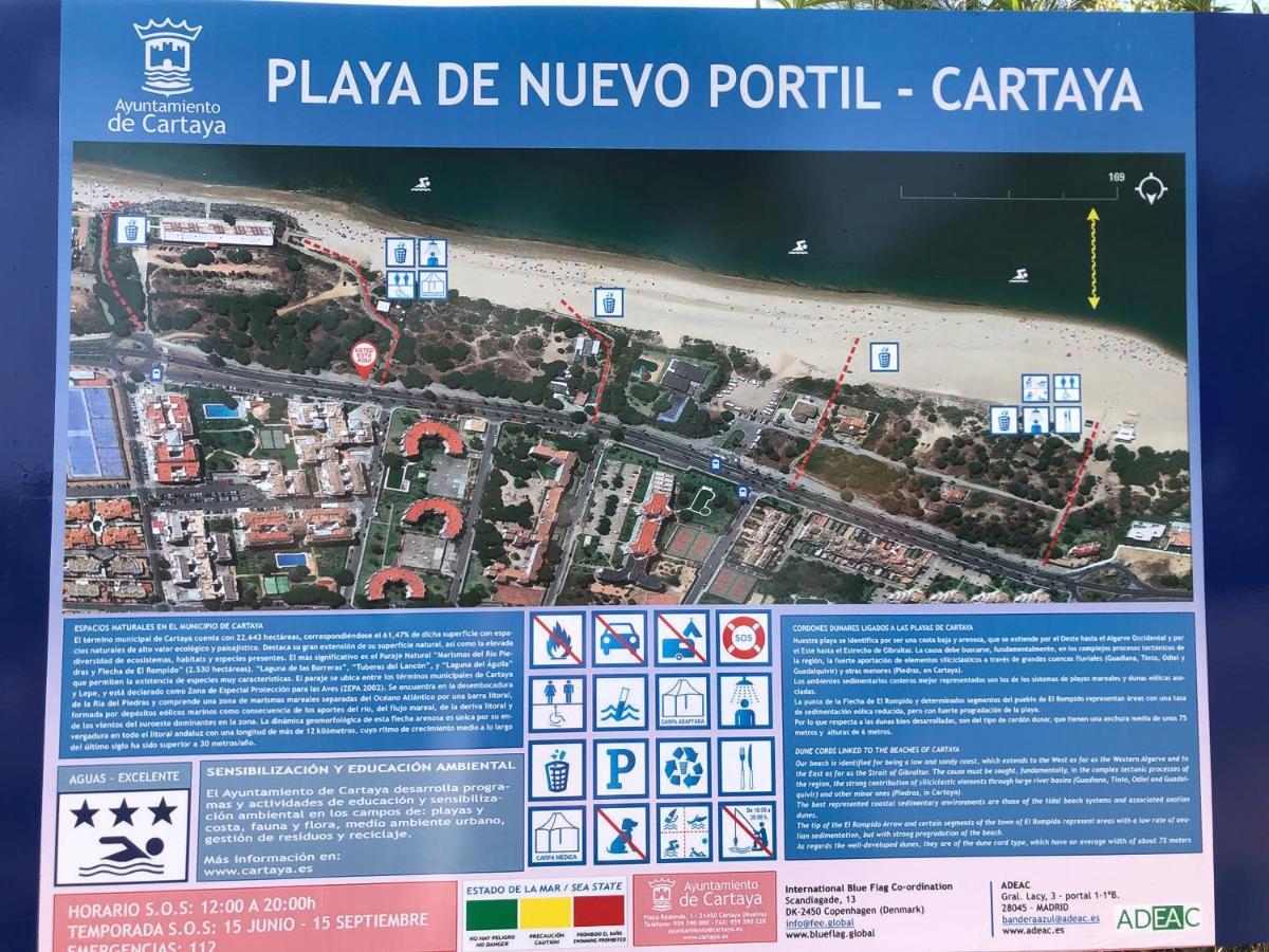 Holiday House With Private Pool, Costa De La Luz El Portil Exterior photo