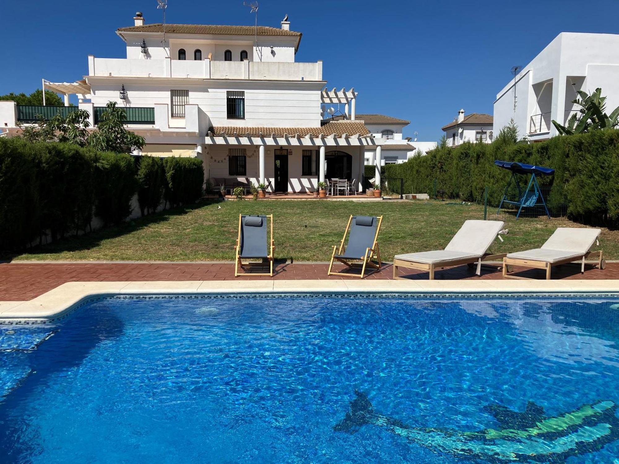 Holiday House With Private Pool, Costa De La Luz El Portil Exterior photo